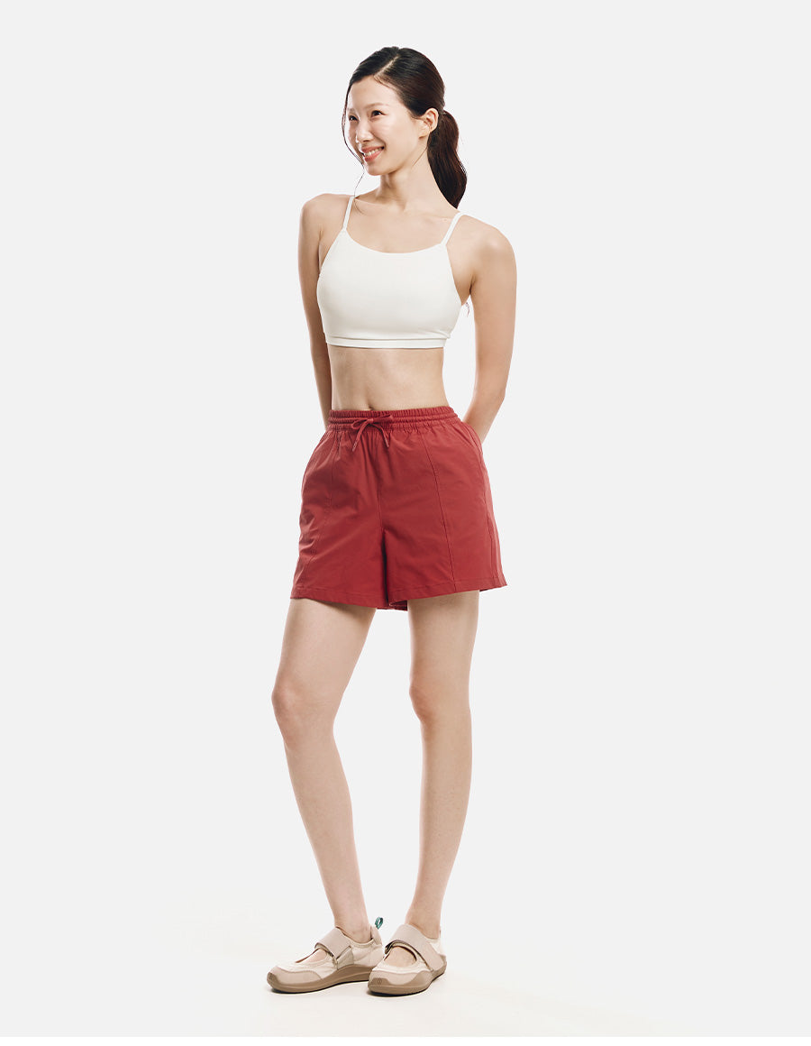 Barrel Women Essential Ribbed Bra Top-IVORY8