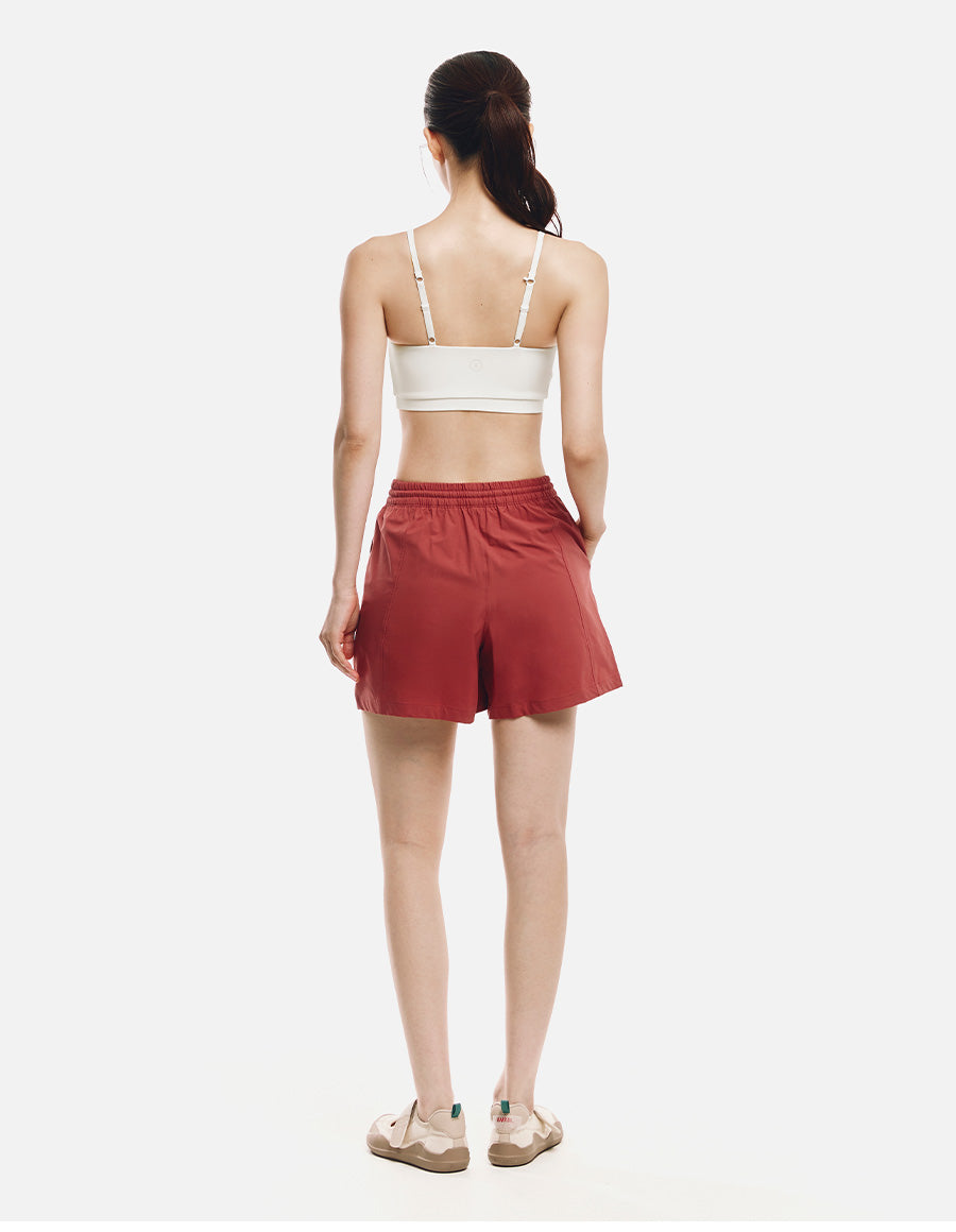 Barrel Women Essential Ribbed Bra Top-IVORY9