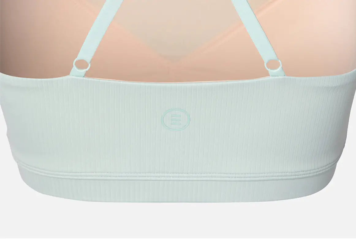 Barrel Women Essential Ribbed Bra Top-MINT11