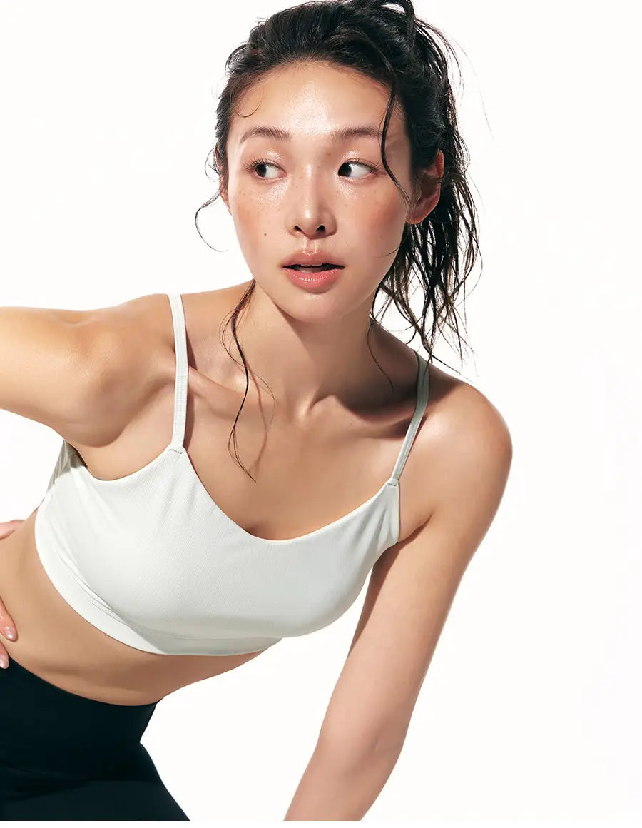 Barrel Women Essential Ribbed Bra Top-MINT6