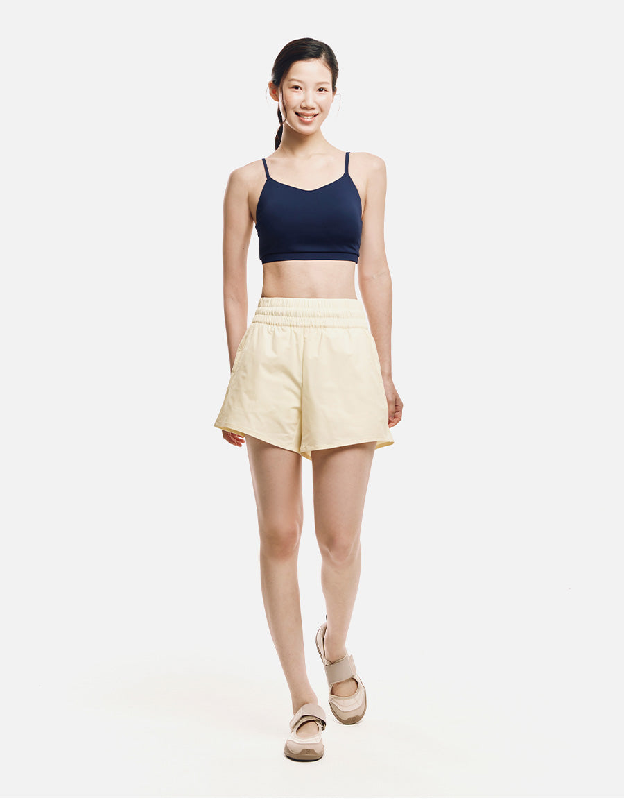 Barrel Women Essential Ribbed Bra Top-NAVY9