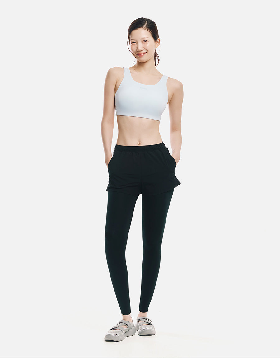 Barrel Women Essential Shorts Leggings-BLACK3