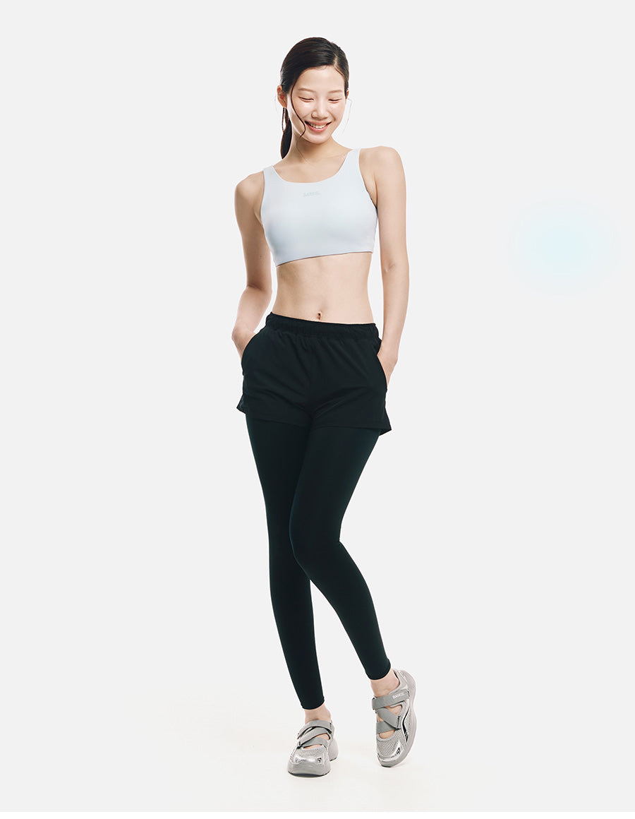 Barrel Women Essential Shorts Leggings-BLACK4