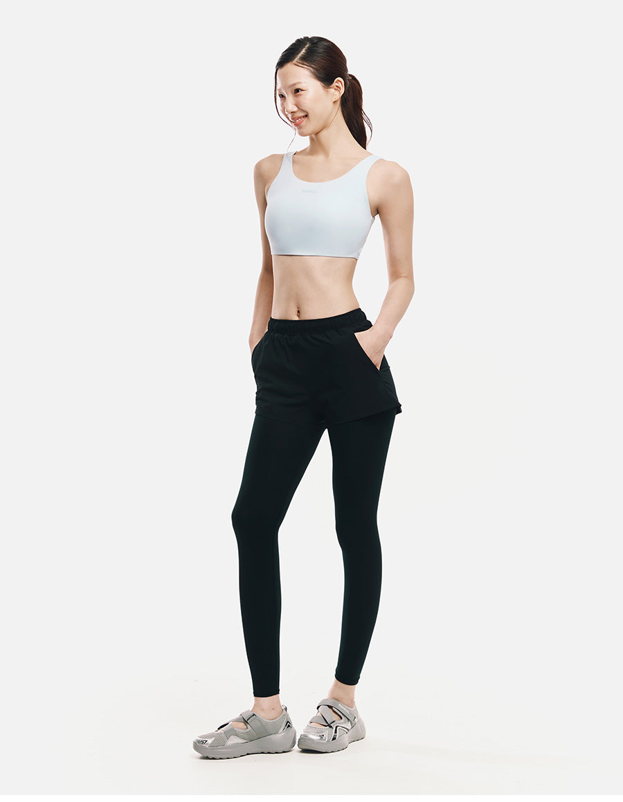 Barrel Women Essential Shorts Leggings-BLACK5