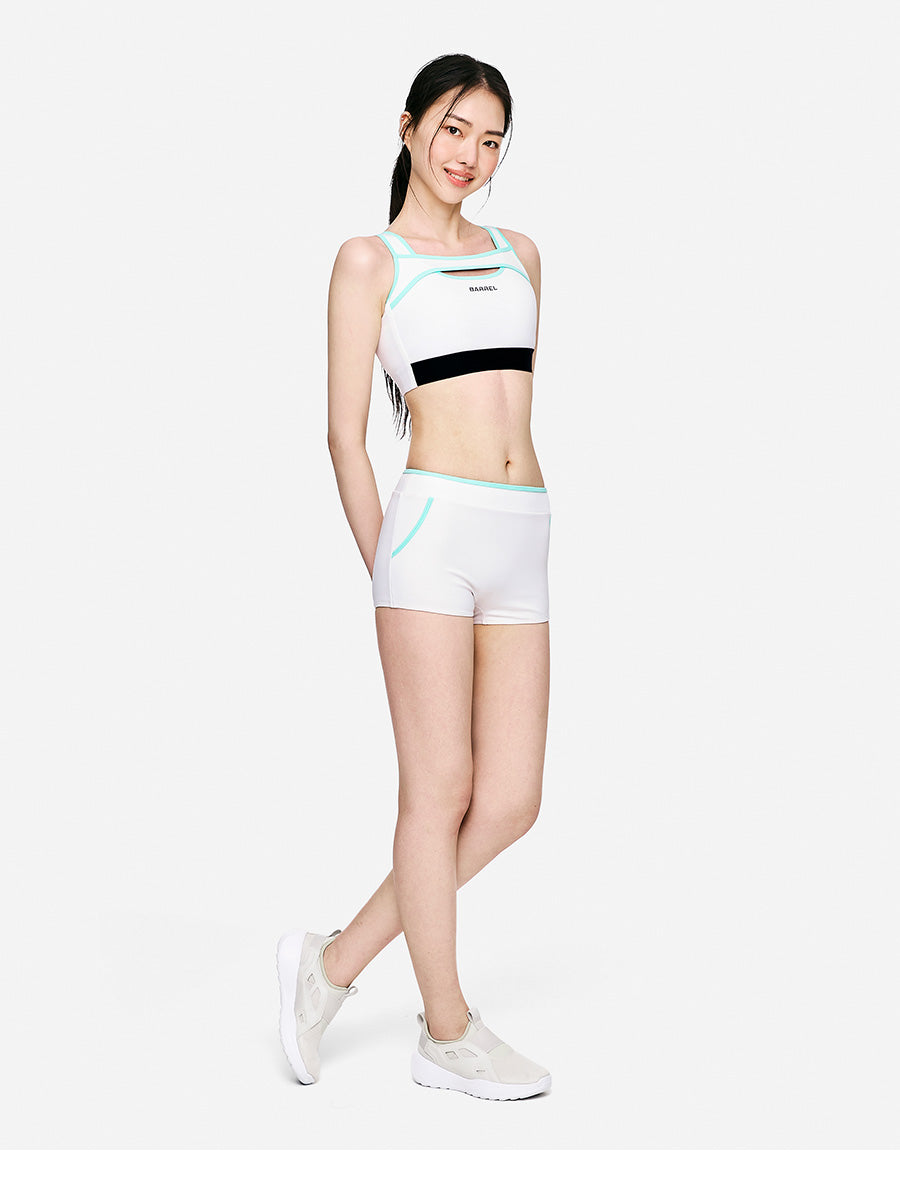 Barrel Women Motion Bra Top-white
