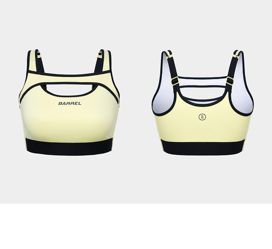 Barrel Women Motion Bra Top-YELLOW_image1