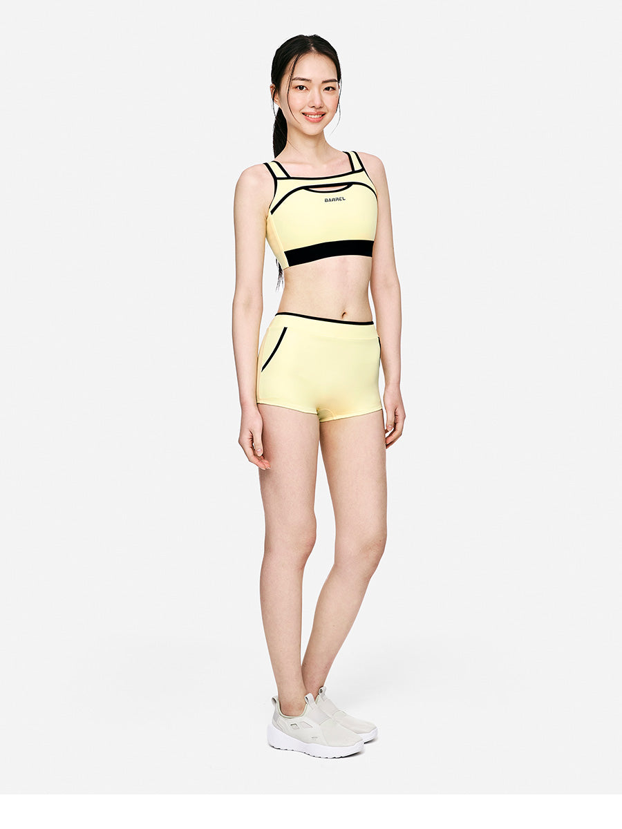 Barrel Women Motion Bra Top-yellow