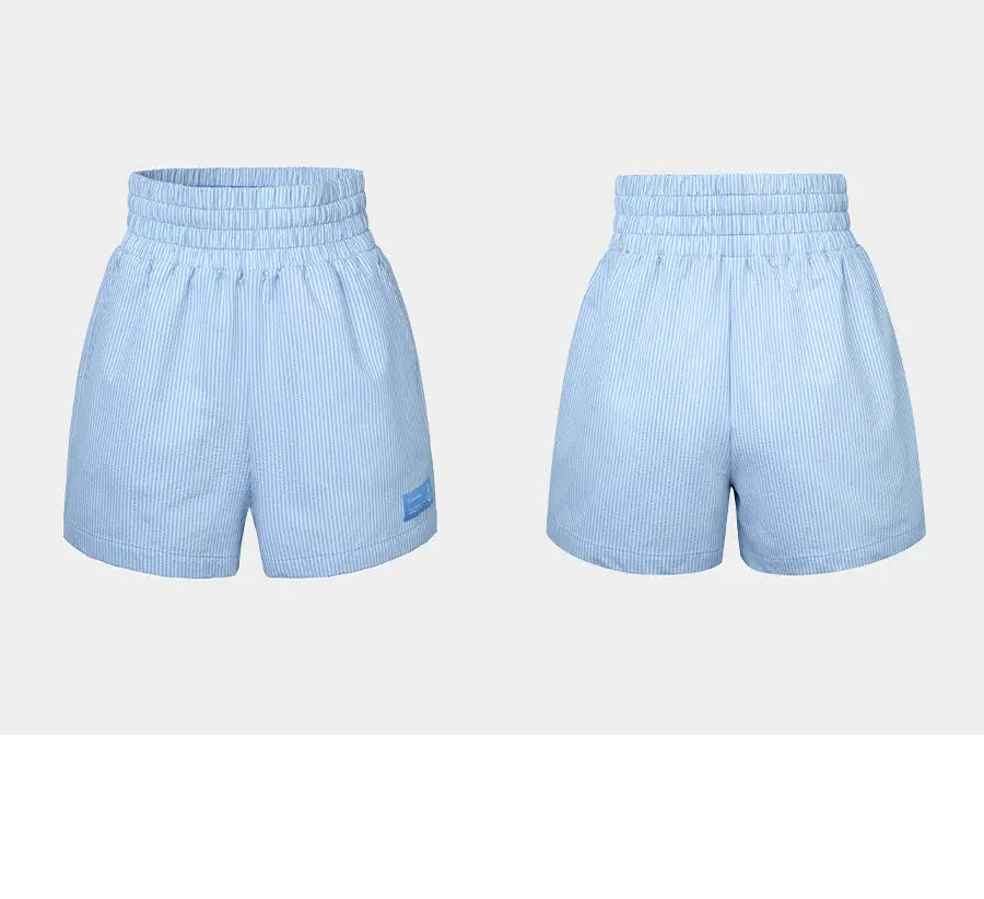 Barrel Women Nautical Hw Half Water Shorts-AQUA_image4