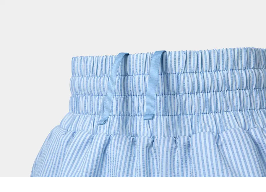 Barrel Women Nautical Hw Half Water Shorts-AQUA_image5