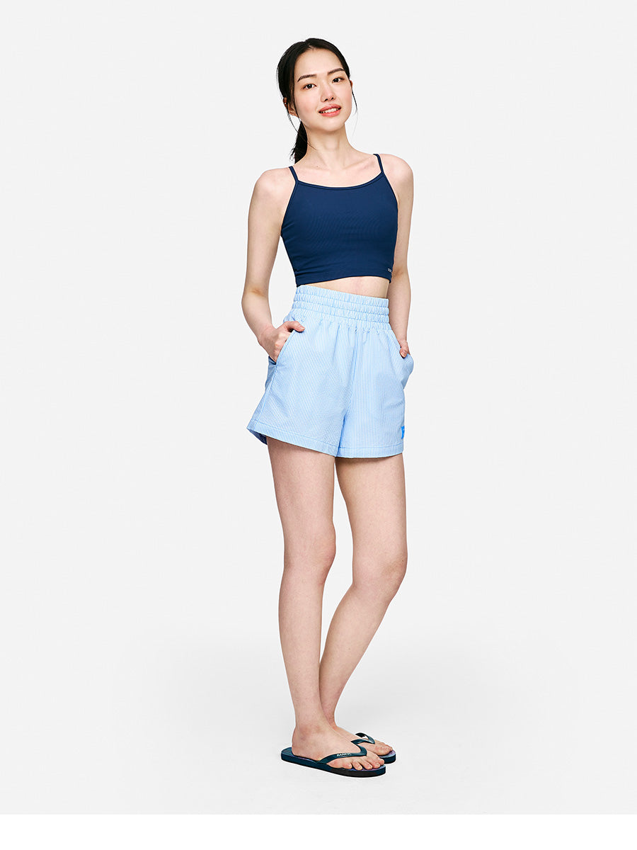 Barrel Women Nautical Hw Half Water Shorts-aqua