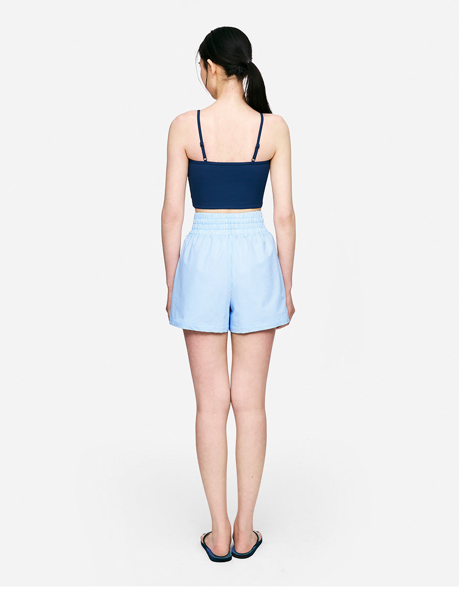 Barrel Women Nautical Hw Half Water Shorts-aqua