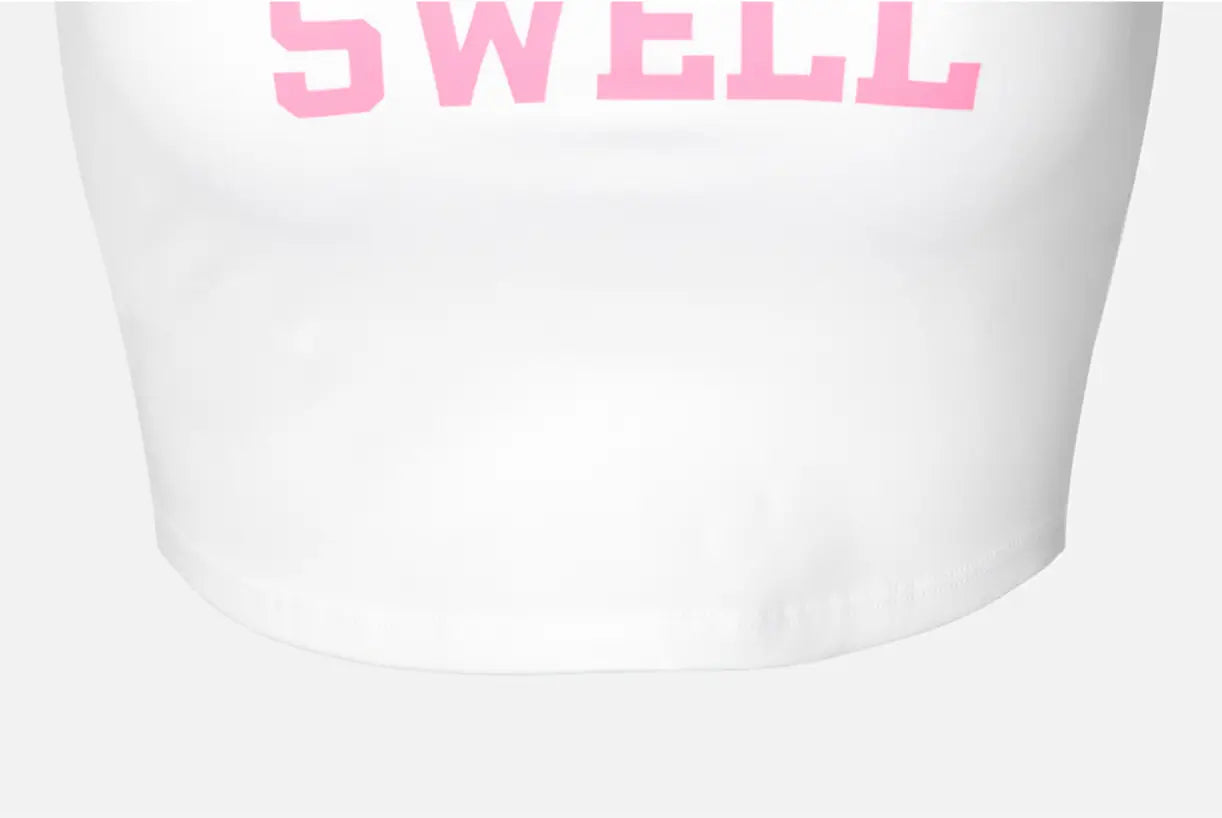 Barrel Women Typography Tank Top-WHITE13