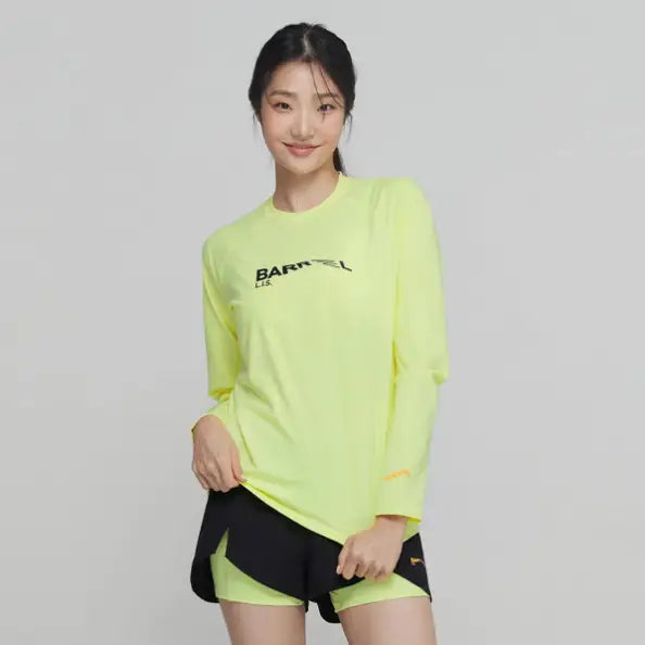 Barrel Womens Move RelaxFit Rashguard-YELLOW4