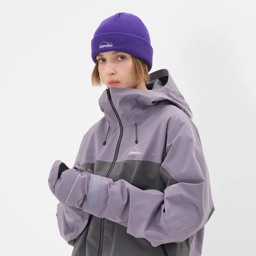 Dimito Easy Open Mitten Glove-PURPLE SAGE_image2