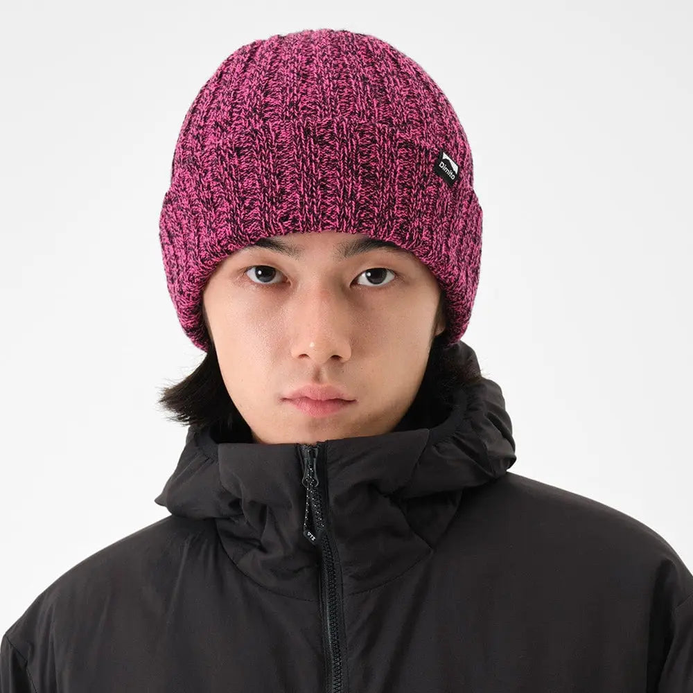 Dimito Mix Knit Beanie-PINK_image1