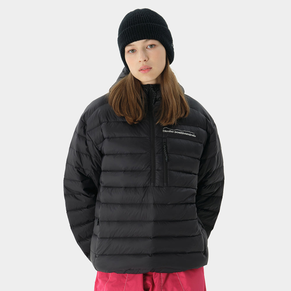 Dimito Pullover Light Down Jacket-BLACK_image3