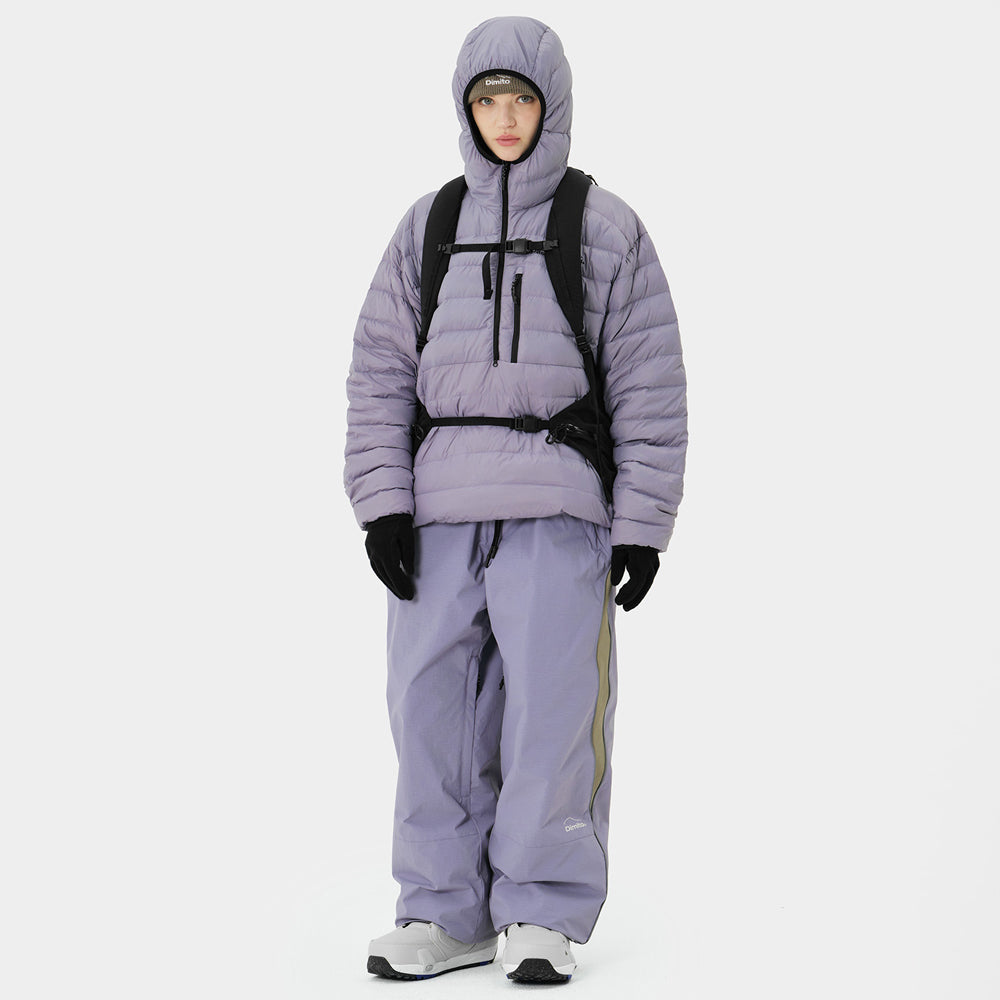 Dimito Pullover Light Down Jacket Fall-Purple Ash_image1
