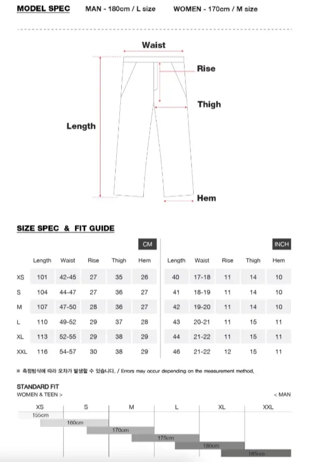 Dimito 24 Bio Standard Pants-sizing