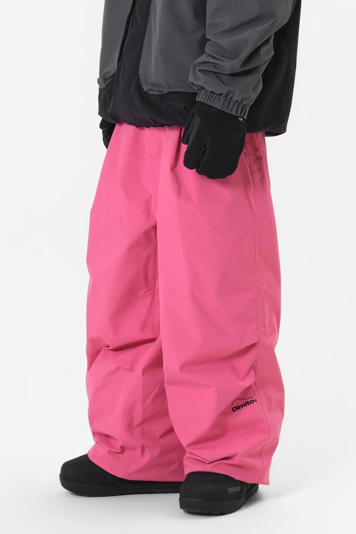 Dimito Basic Wide Snow Pants-FUCHSIA5