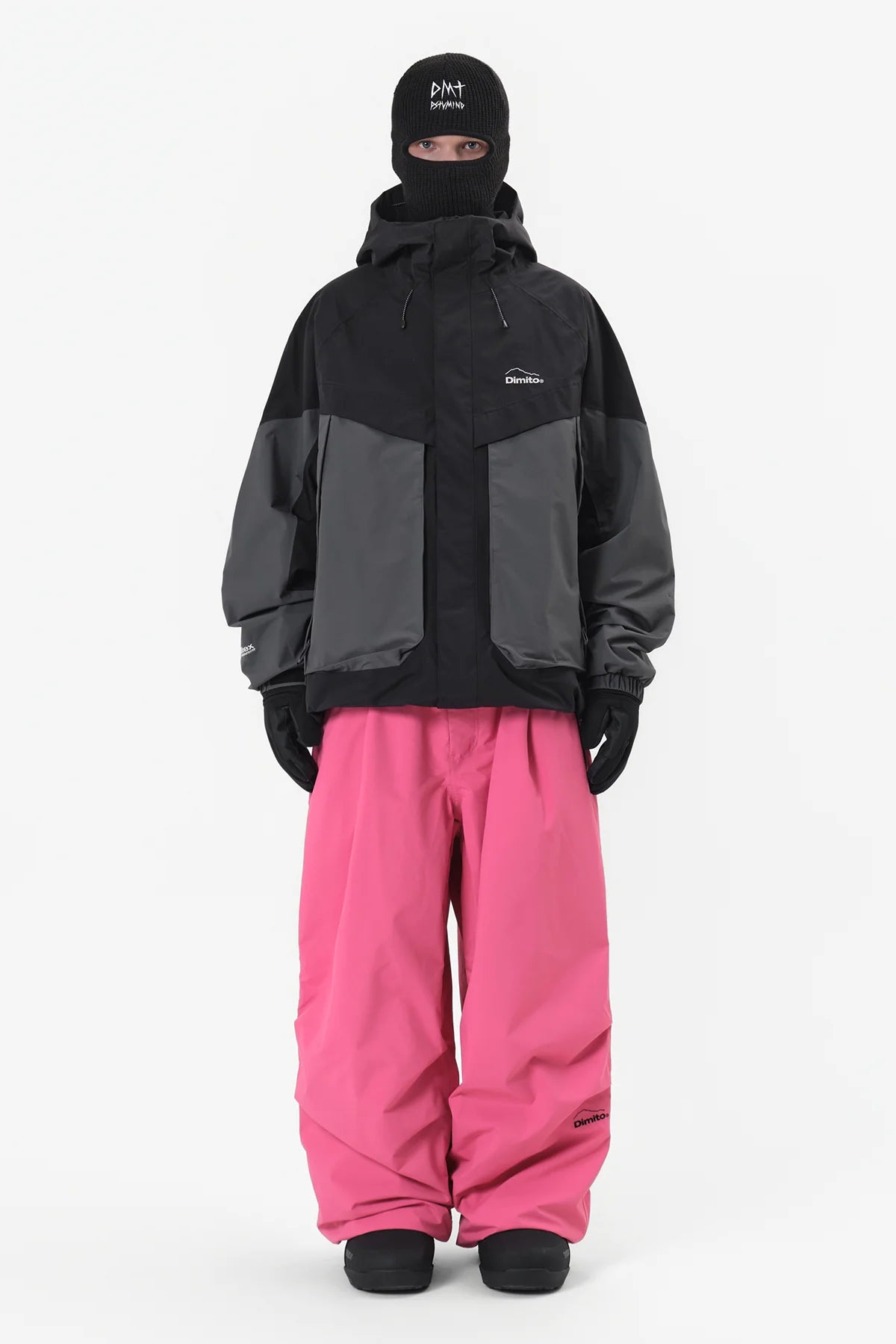 Dimito Basic Wide Snow Pants-FUCHSIA6