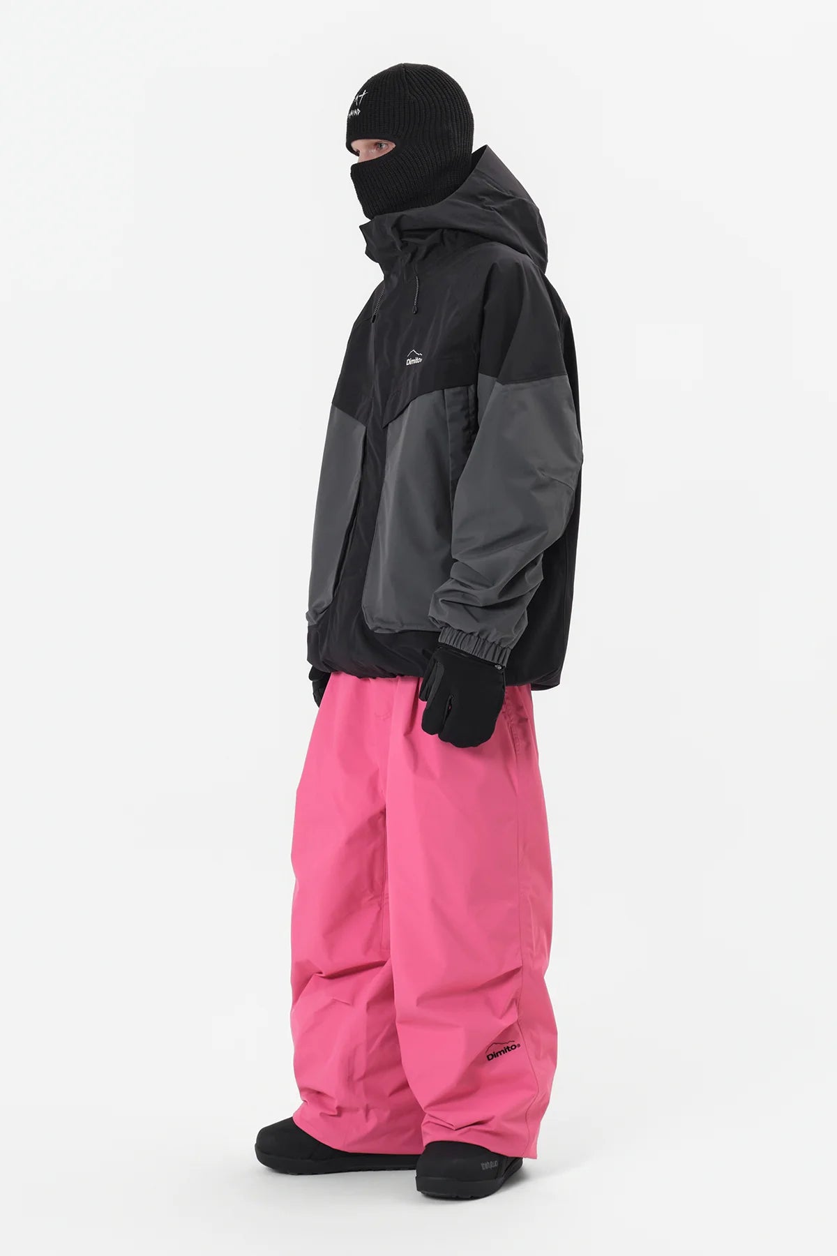Dimito Basic Wide Snow Pants-FUCHSIA7