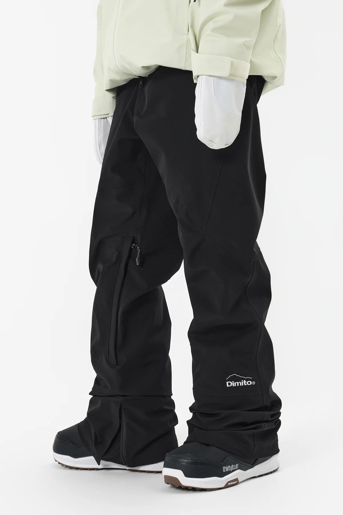 Dimito Bio Slim Snow Pants-BLACK4