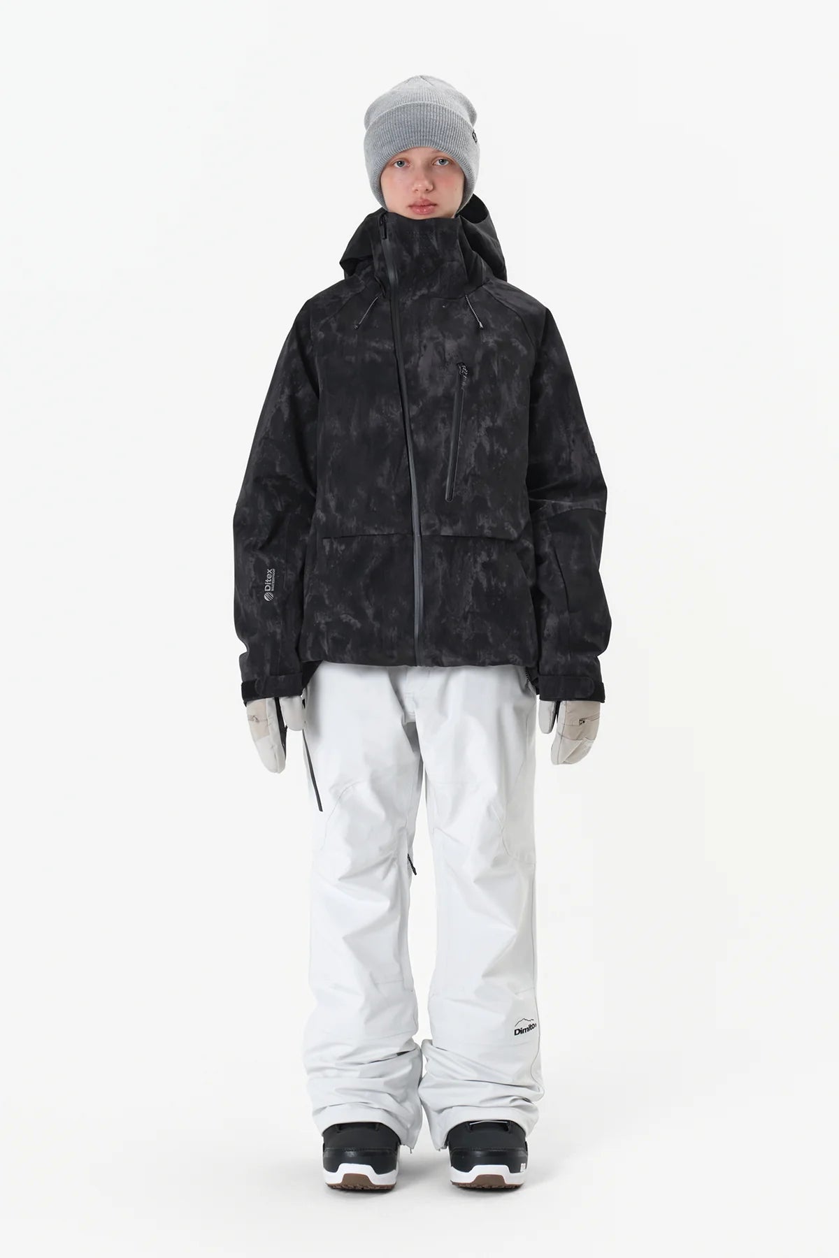 Dimito Bio Slim Snow Pants-WHITE5