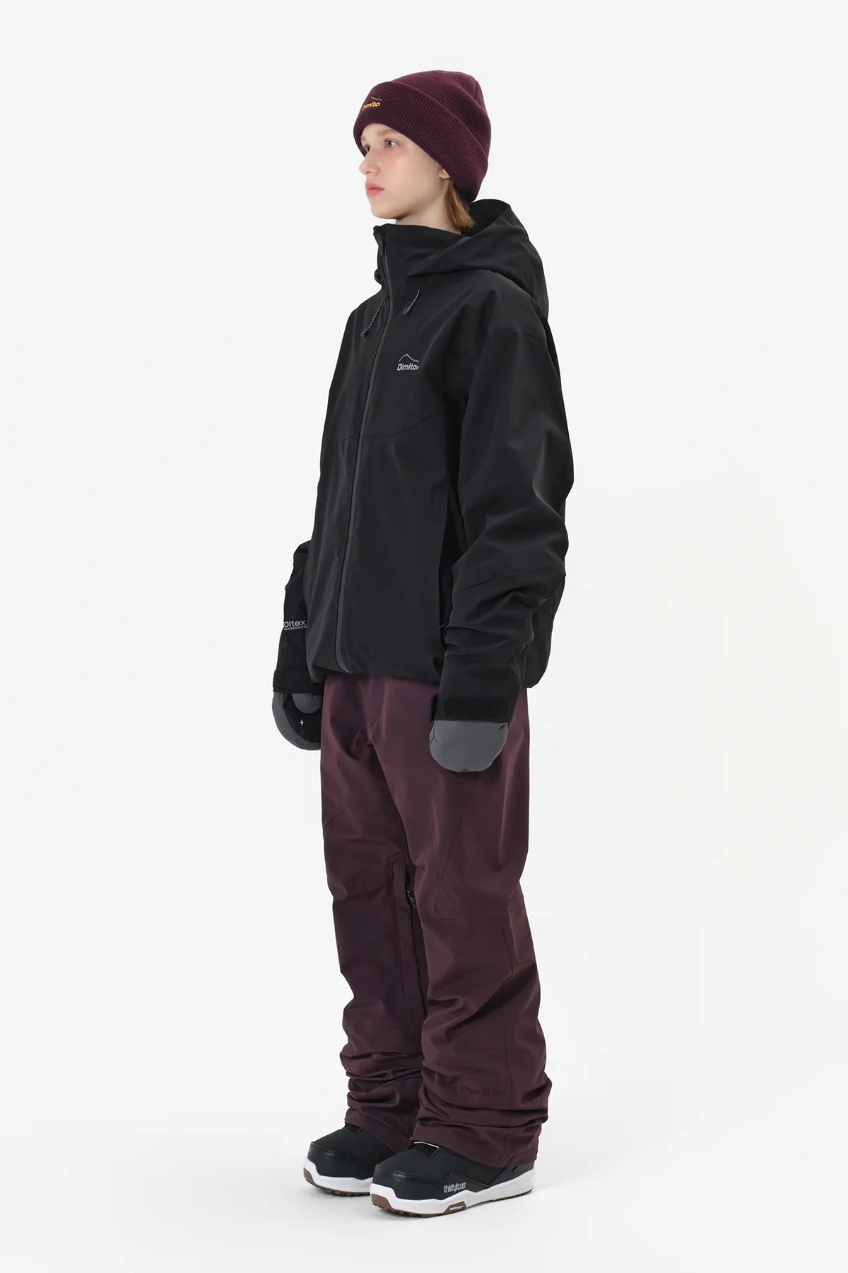 Dimito Bio Slim Snow Pants-WINE7