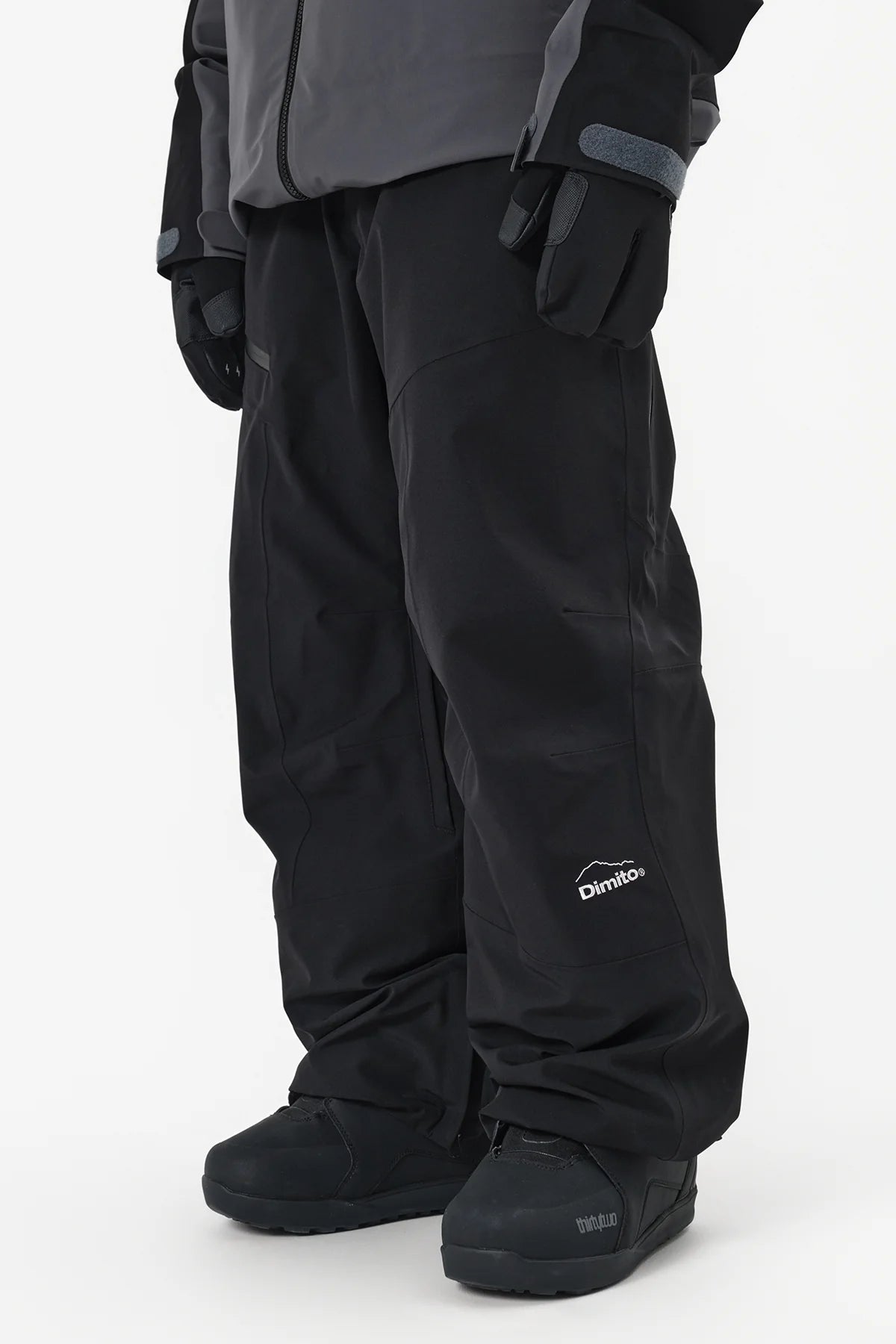 Dimito Level 2L Relax Snow Pants-BLACK4