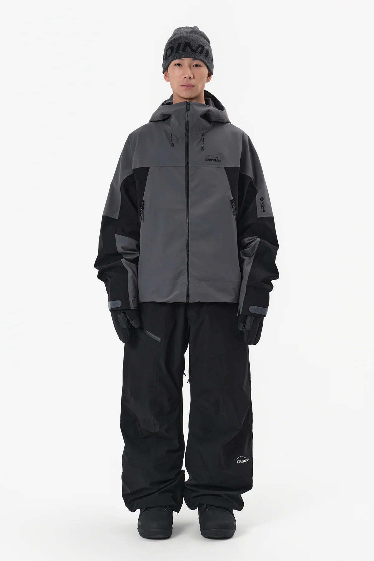 Dimito Level 2L Relax Snow Pants-BLACK7