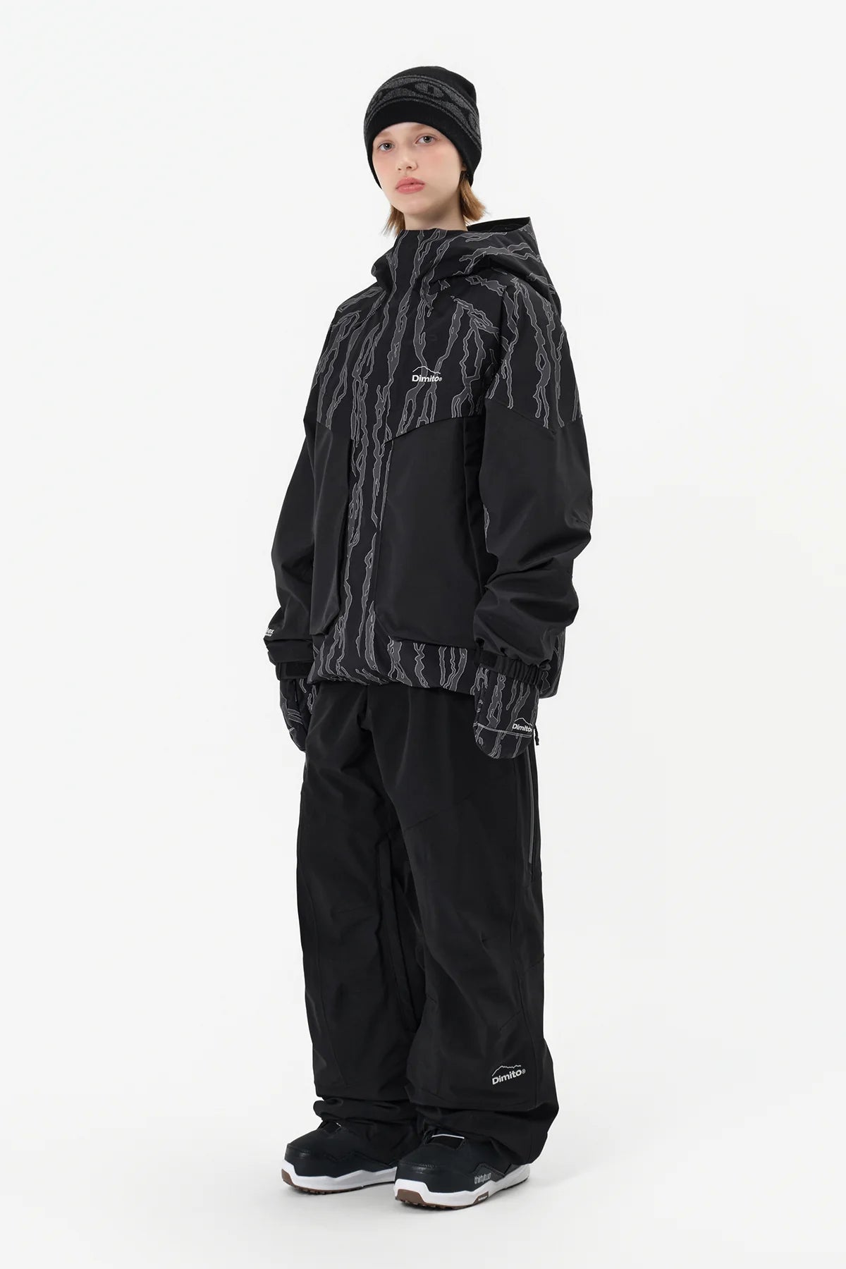 Dimito Level 2L Relax Snow Pants-BLACK8