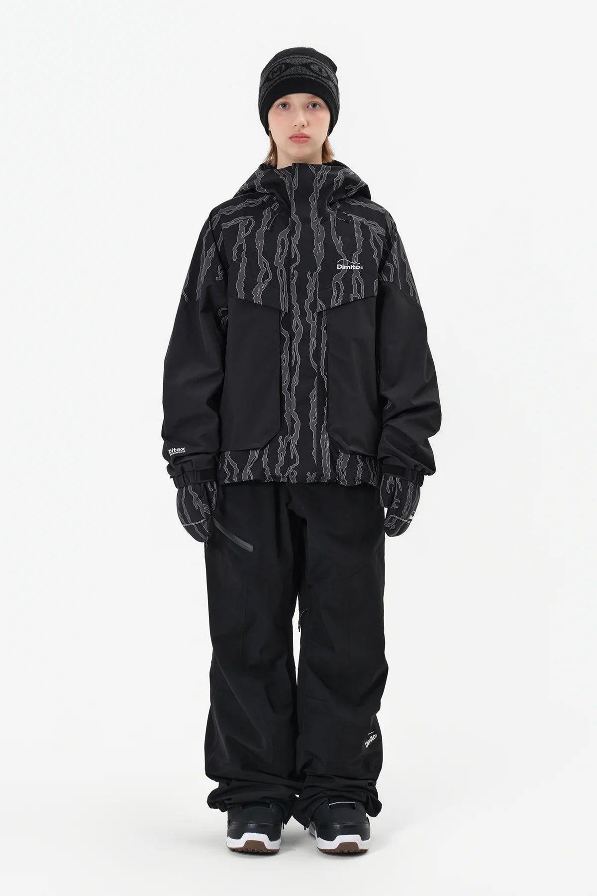 Dimito Level 2L Relax Snow Pants-BLACK9
