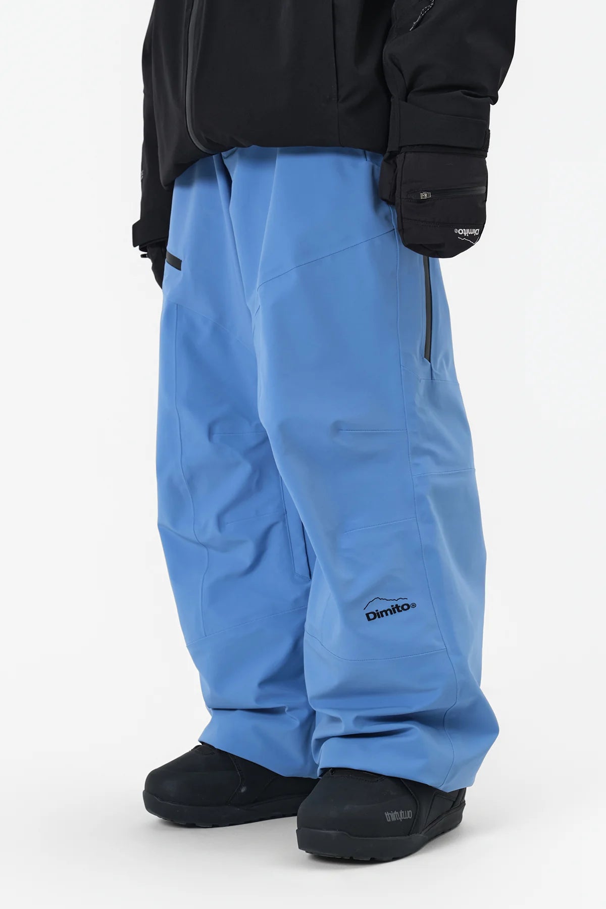 Dimito Level 2L Relax Snow Pants-BLUE4