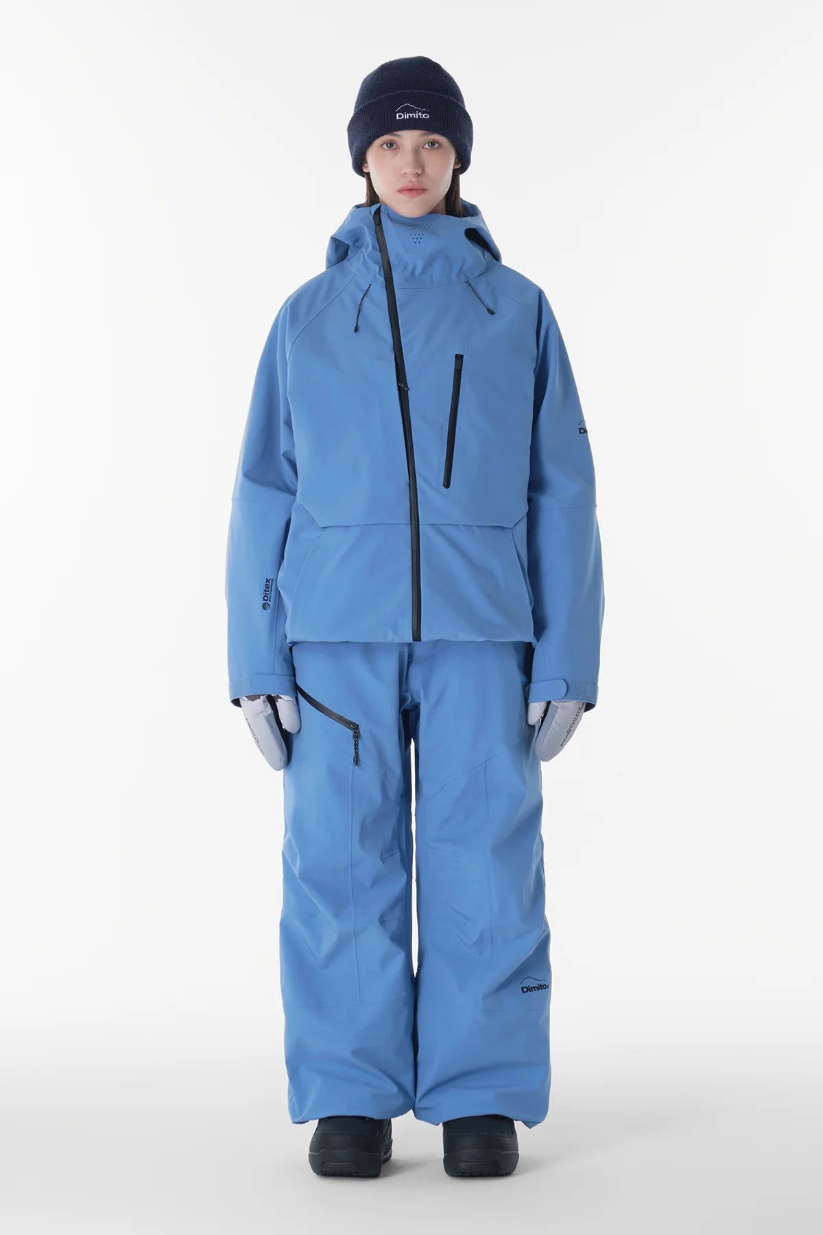 Dimito Level 2L Relax Snow Pants-BLUE8