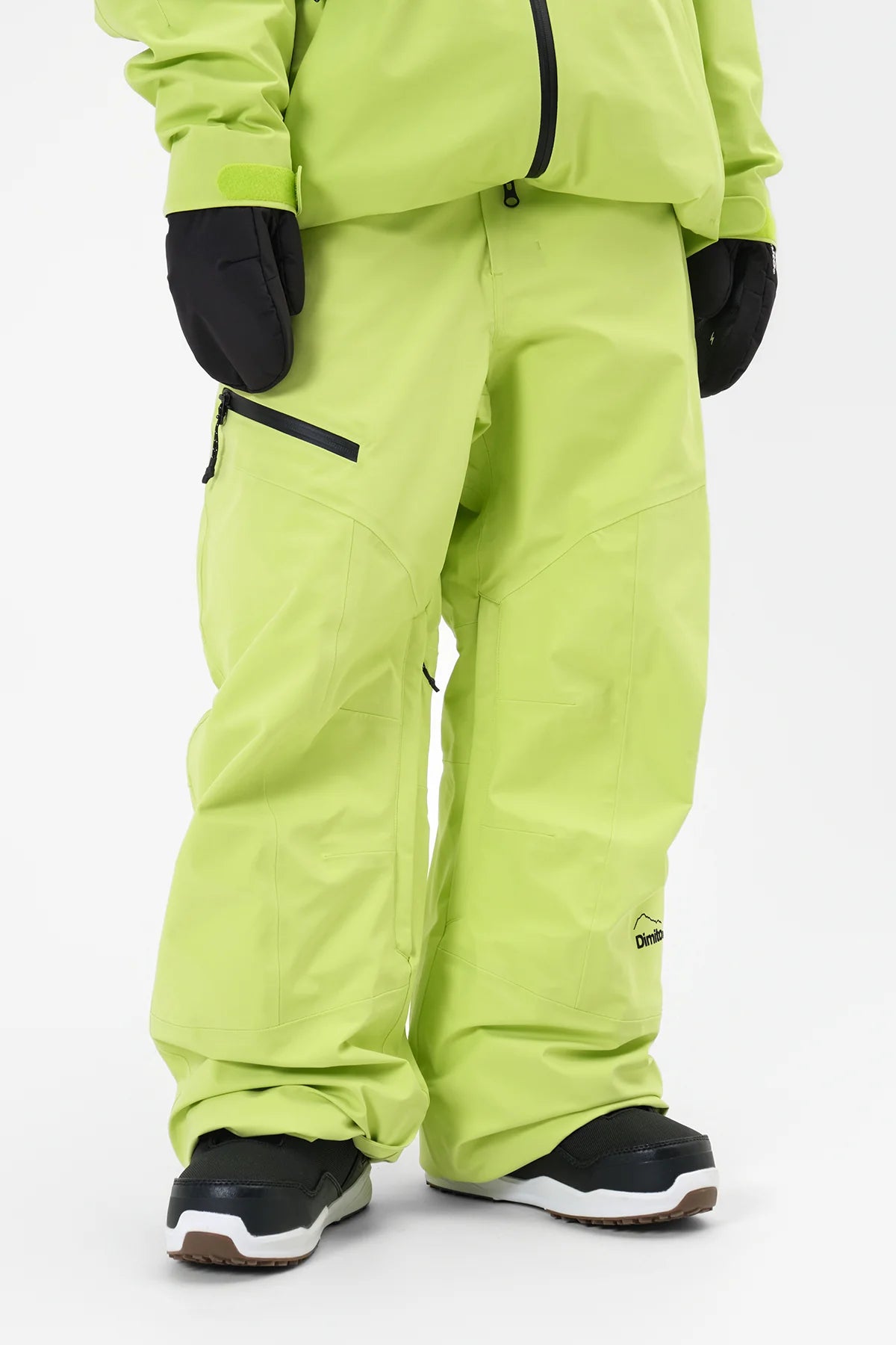 Dimito Level 2L Relax Snow Pants-LIME5