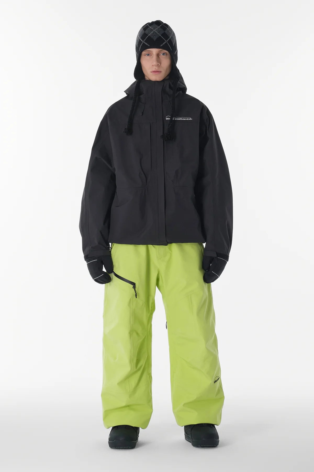 Dimito Level 2L Relax Snow Pants-LIME6