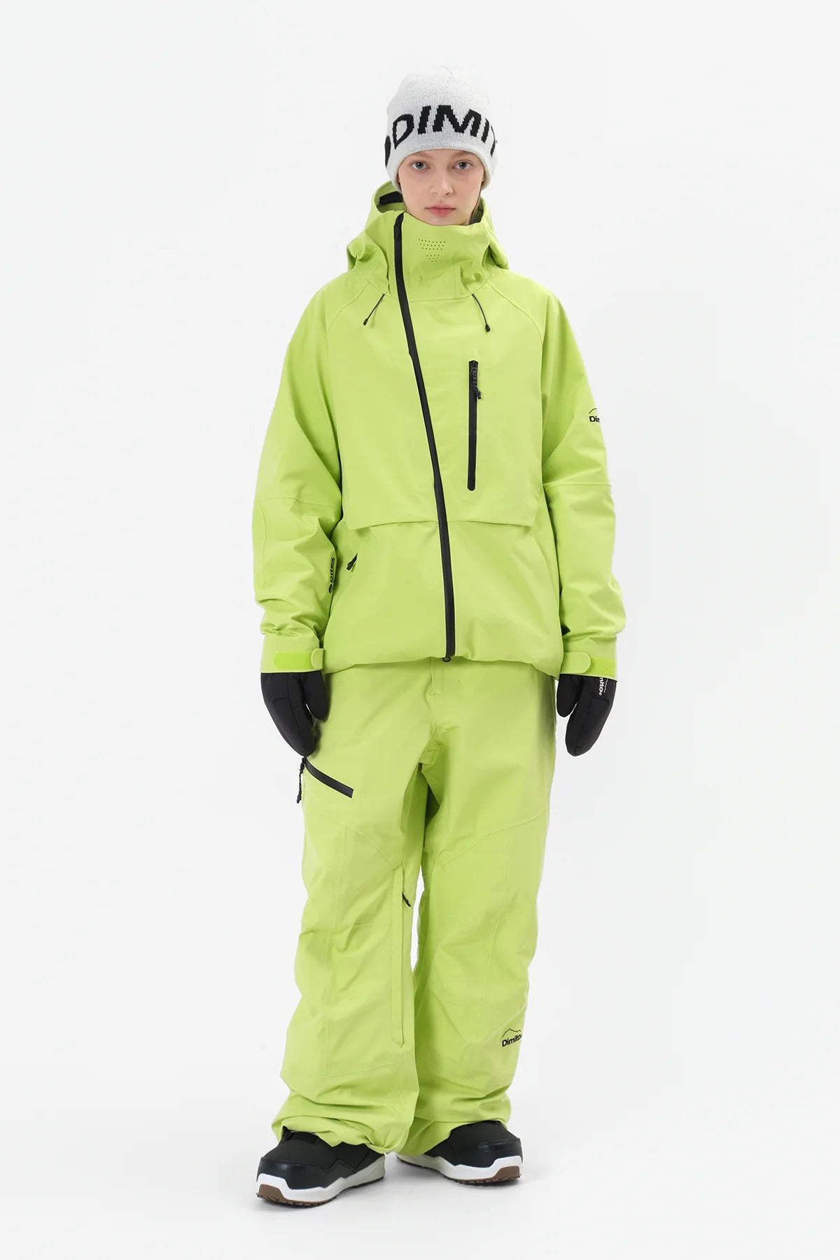 Dimito Level 2L Relax Snow Pants-LIME7