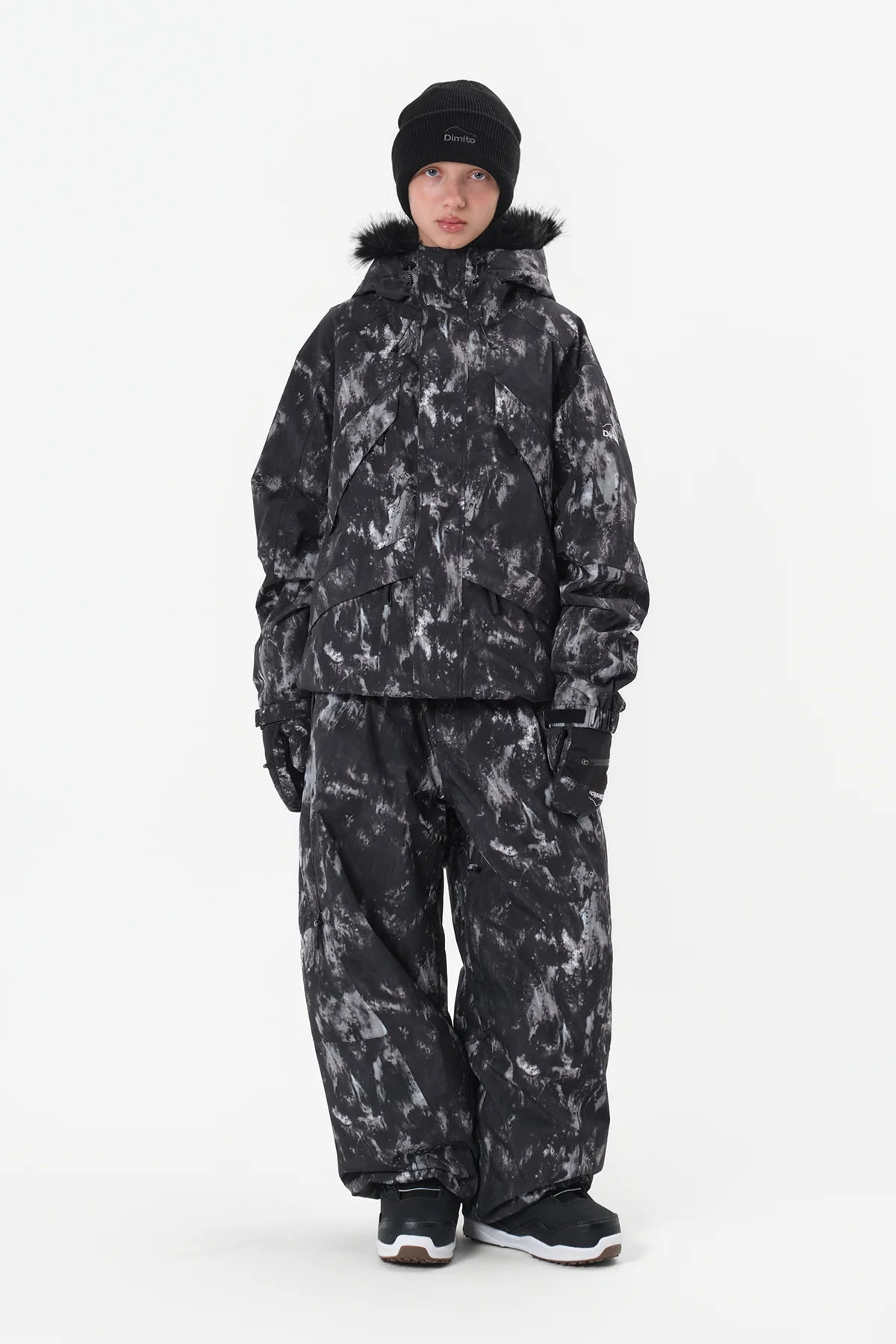 Dimito Shadow Snow Jacket-BLACK7