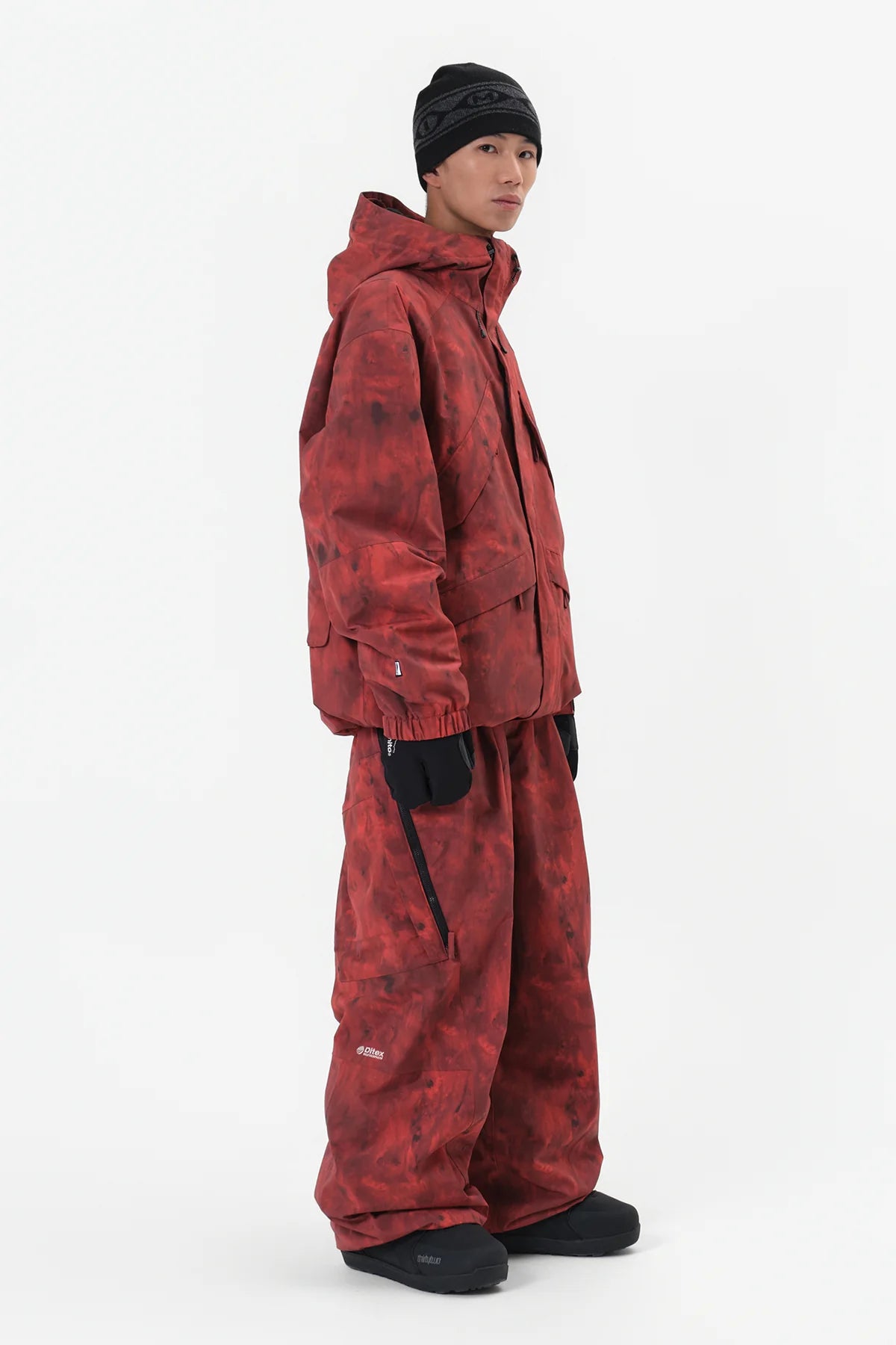 Dimito Shadow Snow Jacket-RED6