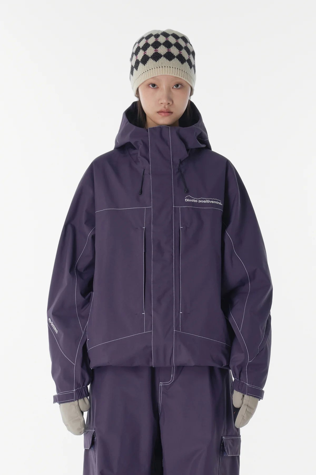Dimito Works Line Snow Jacket-GRAPE5