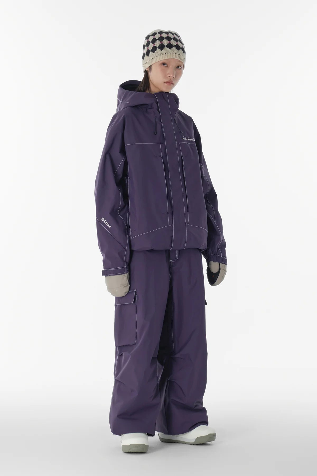 Dimito Works Line Snow Jacket-GRAPE7