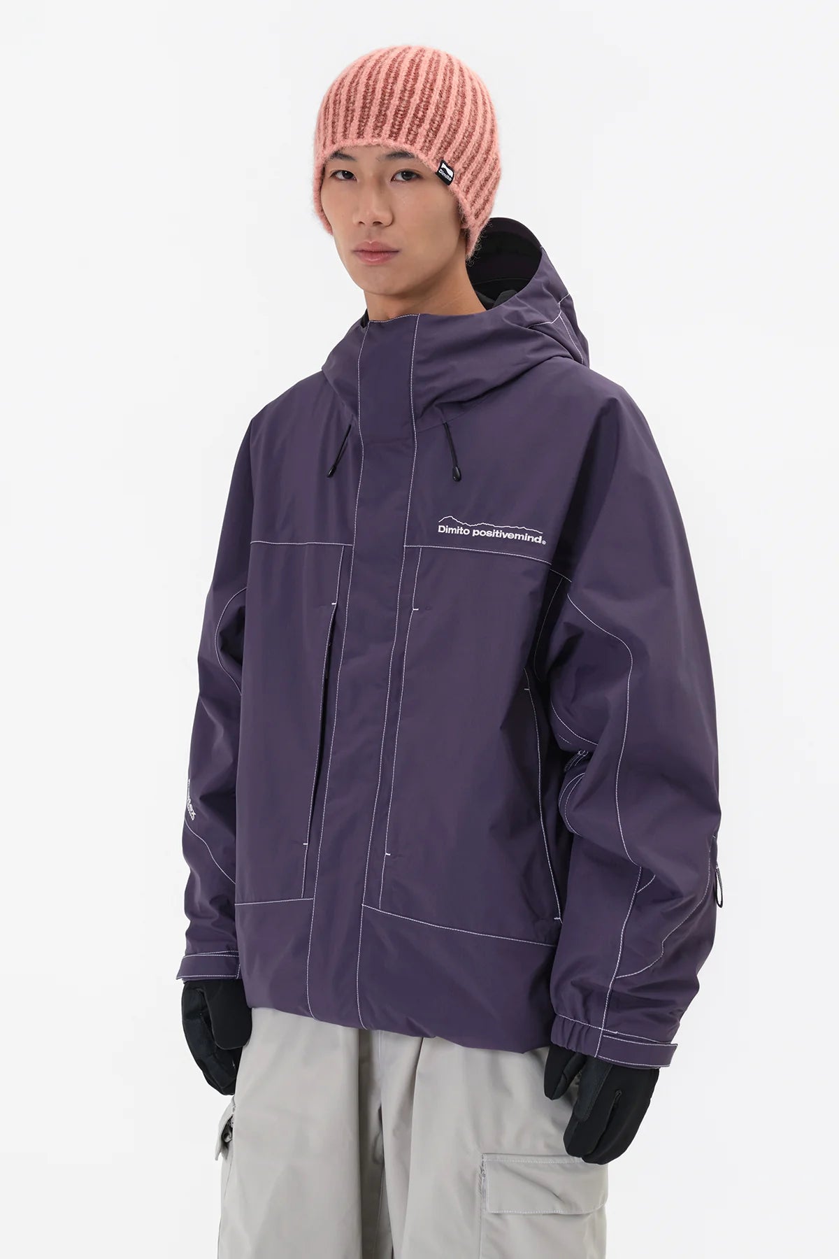Dimito Works Line Snow Jacket-GRAPE8