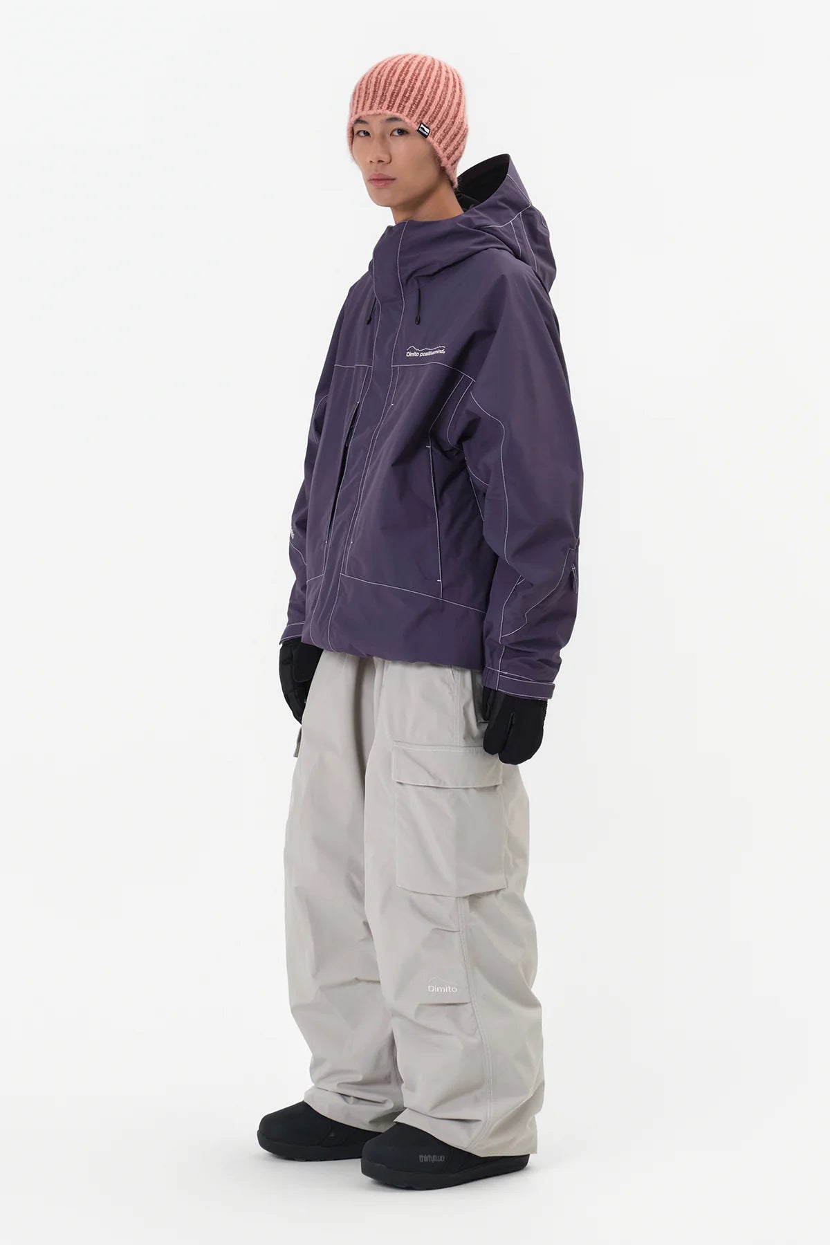 Dimito Works Line Snow Jacket-GRAPE9