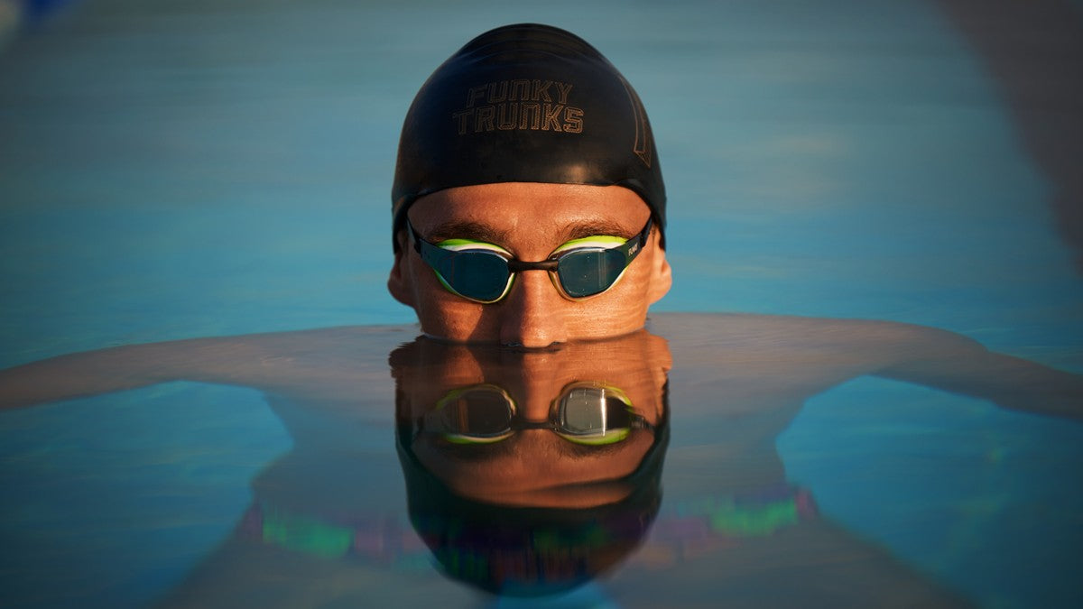 Funky Blade Swimmer Swim Goggle-Radioactive1