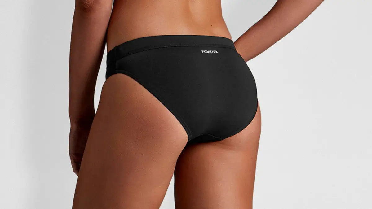 Funkita Women Sports Brief-Still Black_image3