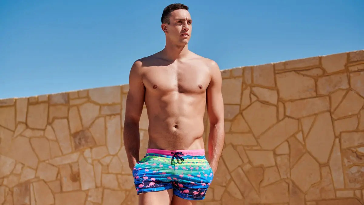 Funky Men Shorty Shorts-Prancercise_image1