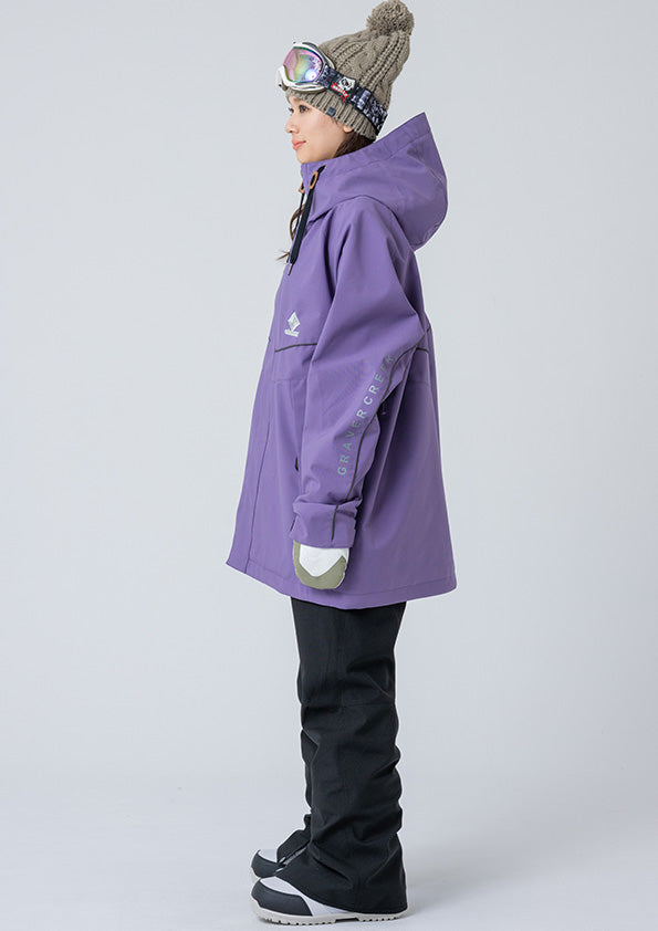 Graver Unisex Boundary Snow Jacket-PURPLE5