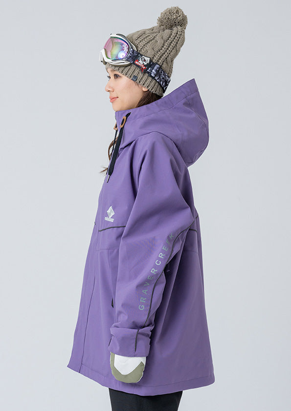 Graver Unisex Boundary Snow Jacket-PURPLE6