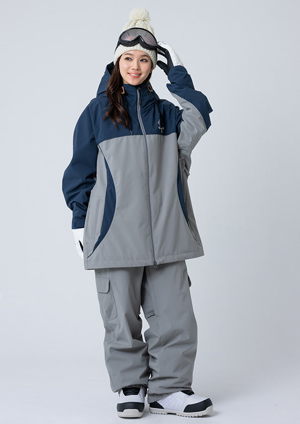 Graver Unisex Contact Snow Jacket-NAVY4