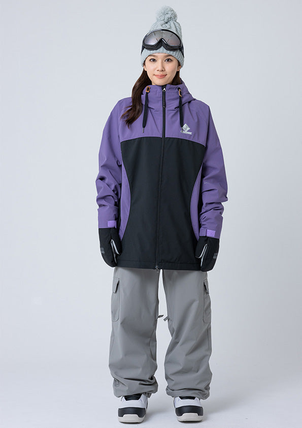 Graver Unisex Contact Snow Jacket-PURPLE4